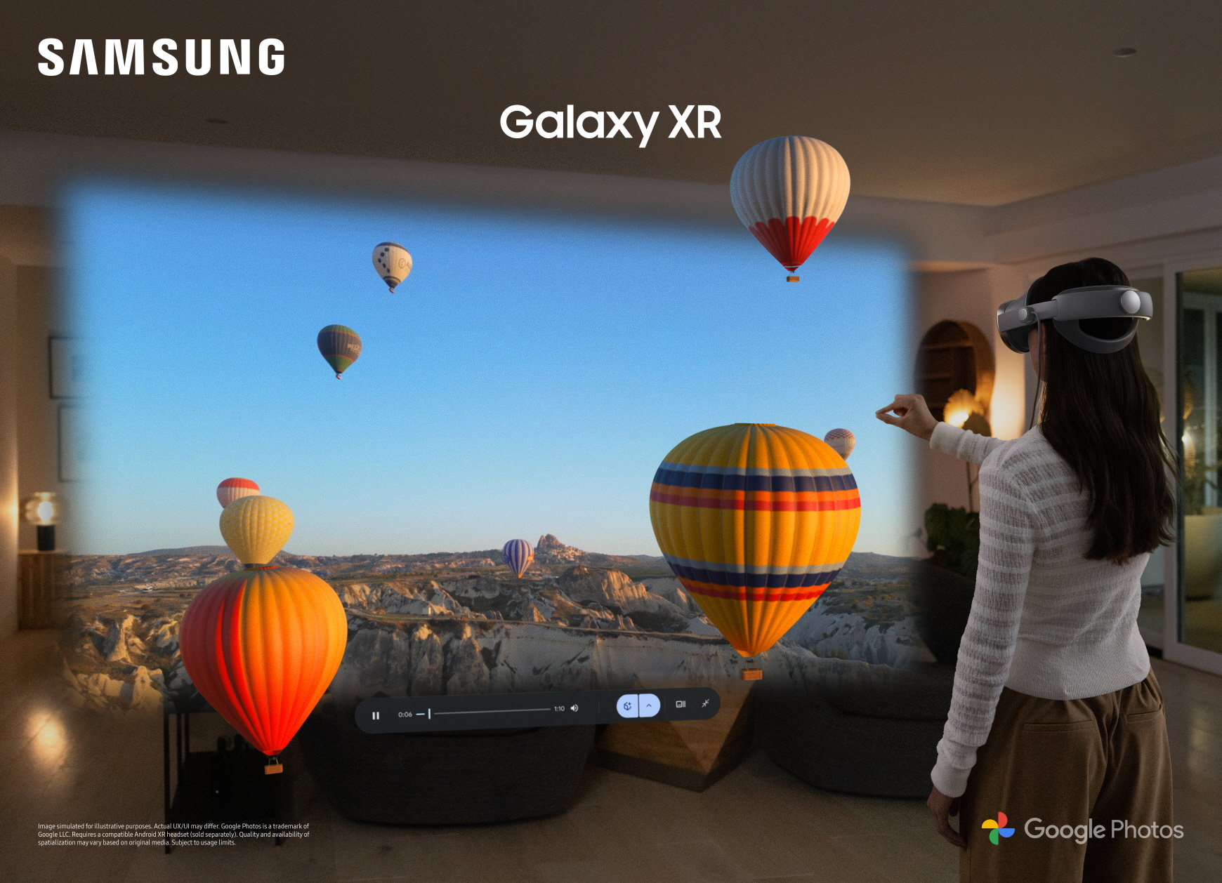 Además de utilizar nativamente las aplicaciones de Google, los nuevos Galaxy XR están diseñados especialmente para usarse con Gemini, la inteligencia artificial propiedad del gigante tecnológico.