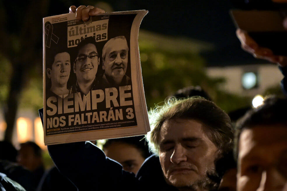 Muerte de ‘Guacho’, “obstáculo” para investigar caso de periodistas ecuatorianos: CIDH