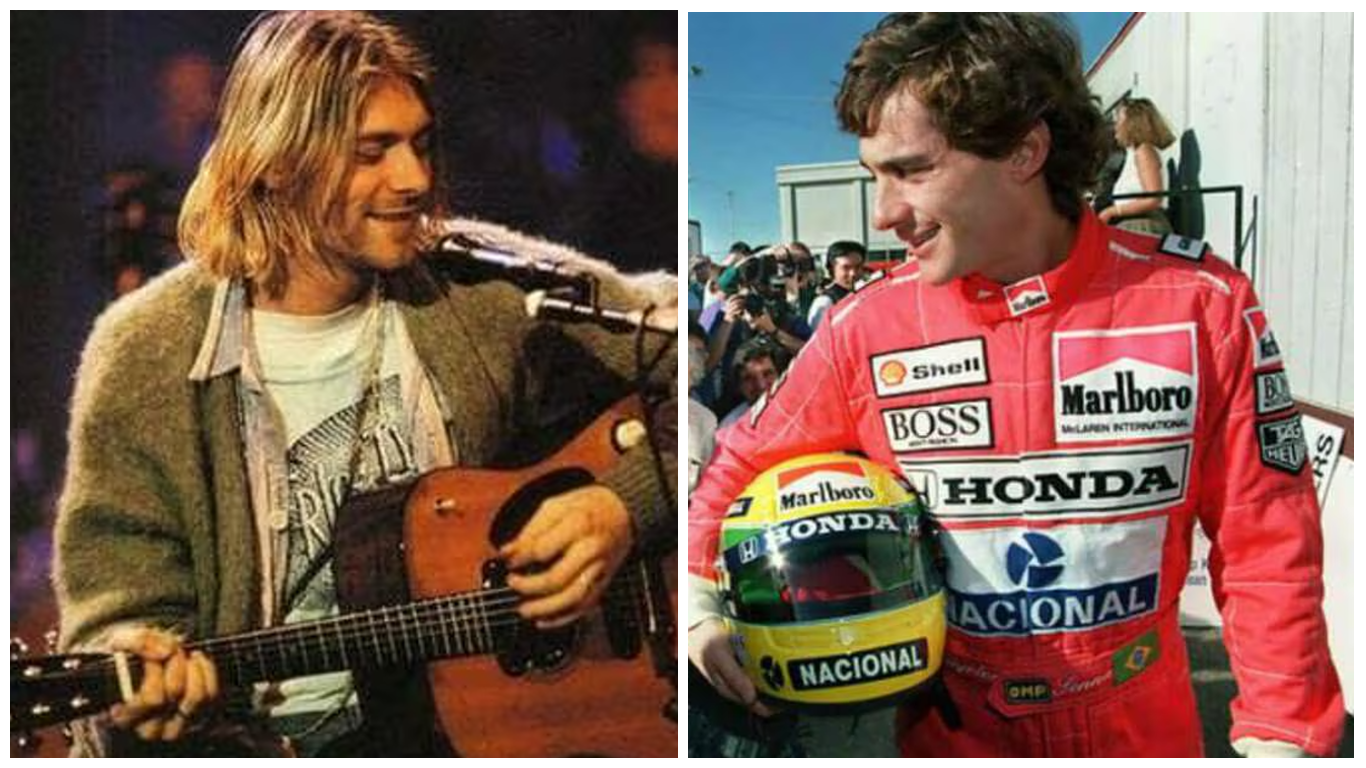 Kurt Cobain y Ayrton Senna, dos ‘rock stars’ que vivieron a 300 kilómetros por hora