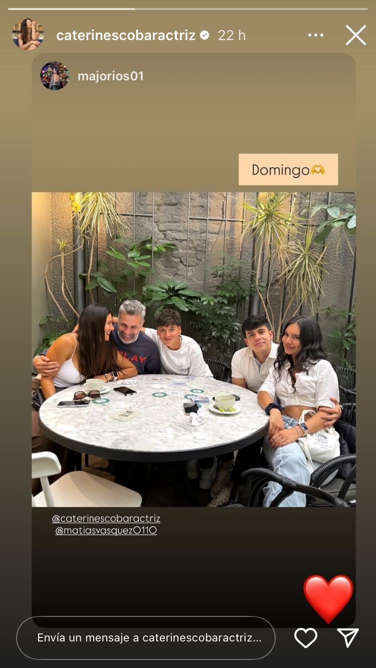 Caterín Escobar y Mario Alberto Yepes, ¿los hijos de ella ventilaron el romance?