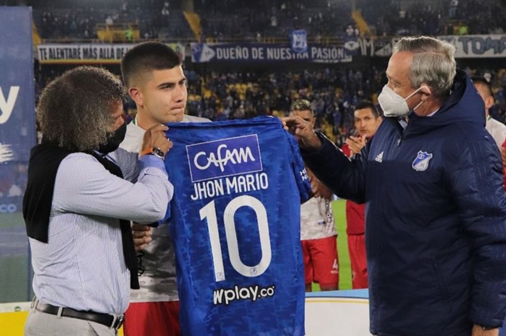 Video: El homenaje de Millonarios a Mateo Ramírez, el hijo de Jhon Mario Ramírez