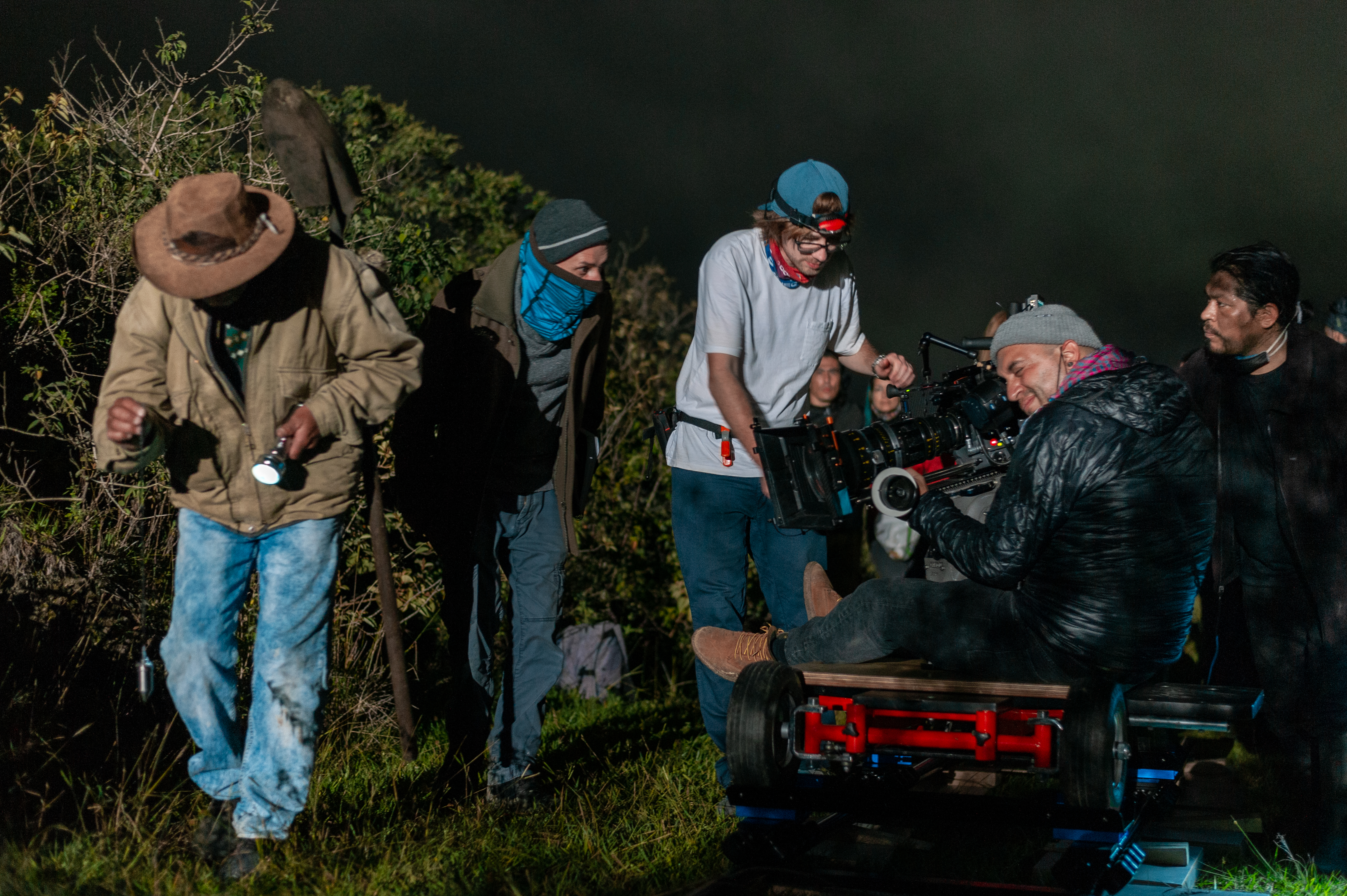 Detrás de escena de la filmación de Domo.