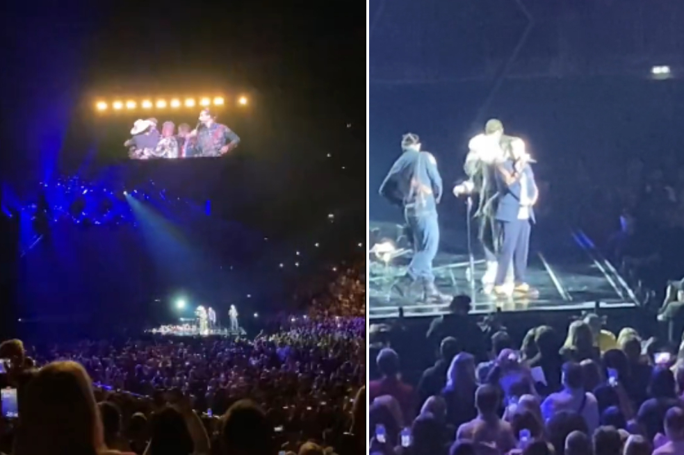 Conmovedora reacción de Nick Carter por la muerte de su hermano en pleno concierto