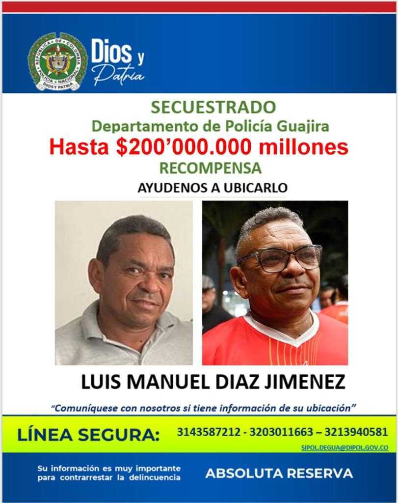 Secuestro padre Luis Díaz