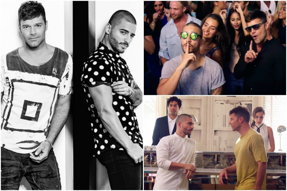 Ricky Martin y Maluma.
