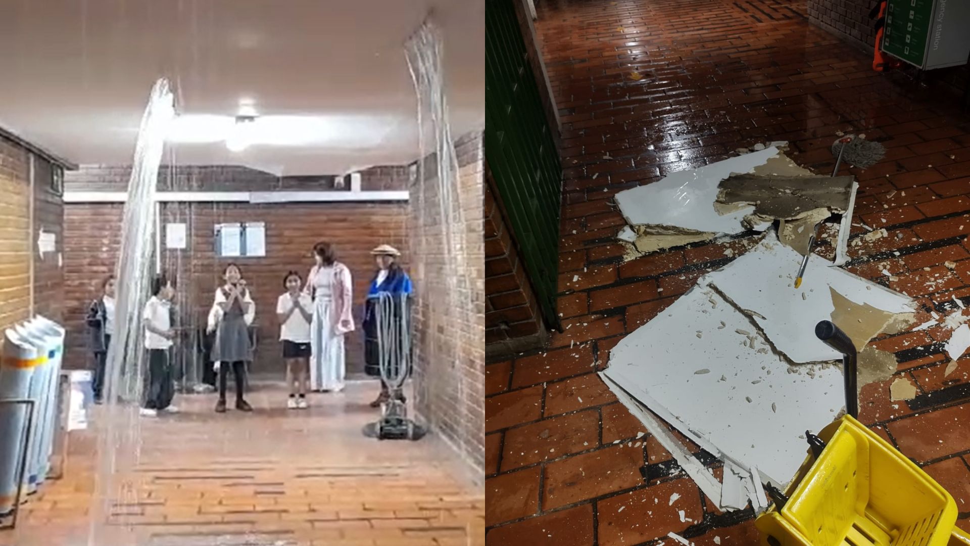 Colegio de U. Nacional se inundó tras lluvias, denuncian problemas de infraestructura