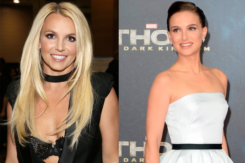 Britney Spears y Natalie Portman.