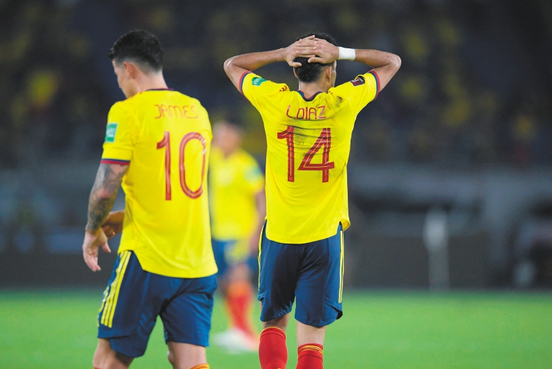 Colombia, de espaldas al gol y al buen fútbol
