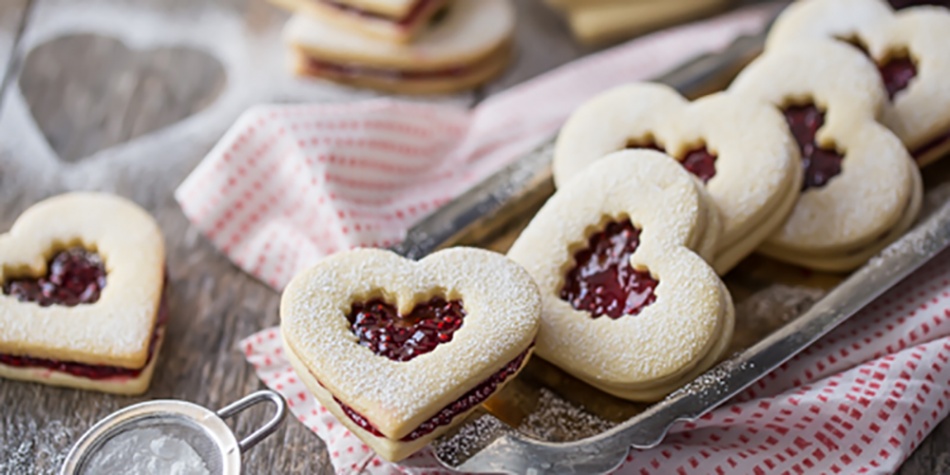 galletas de corazón