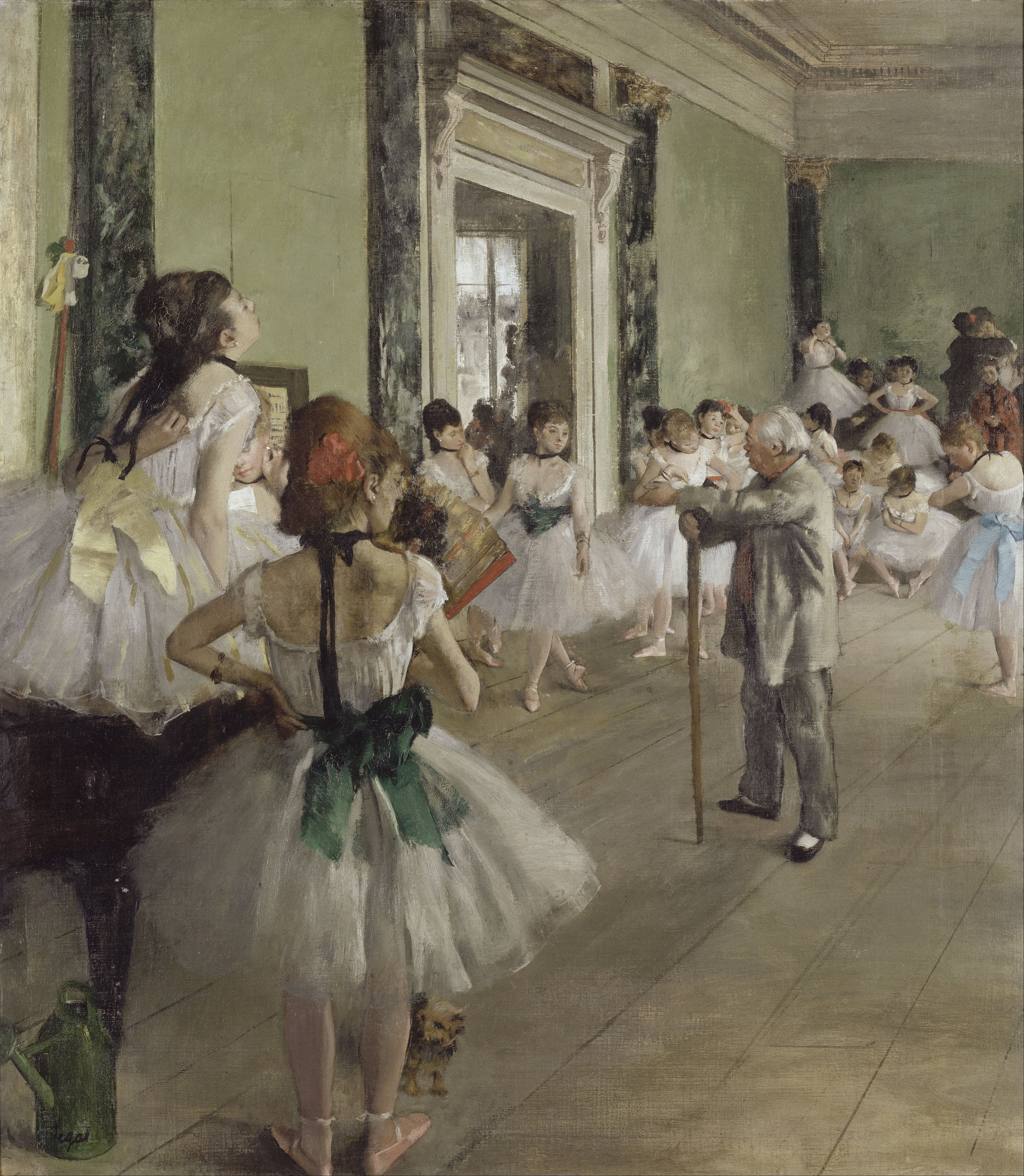 "La clase de ballet", Edgar Degas (1871-1874)