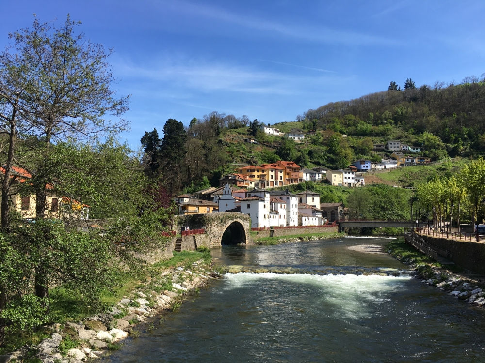 El pueblo de Cangas del Narcea.