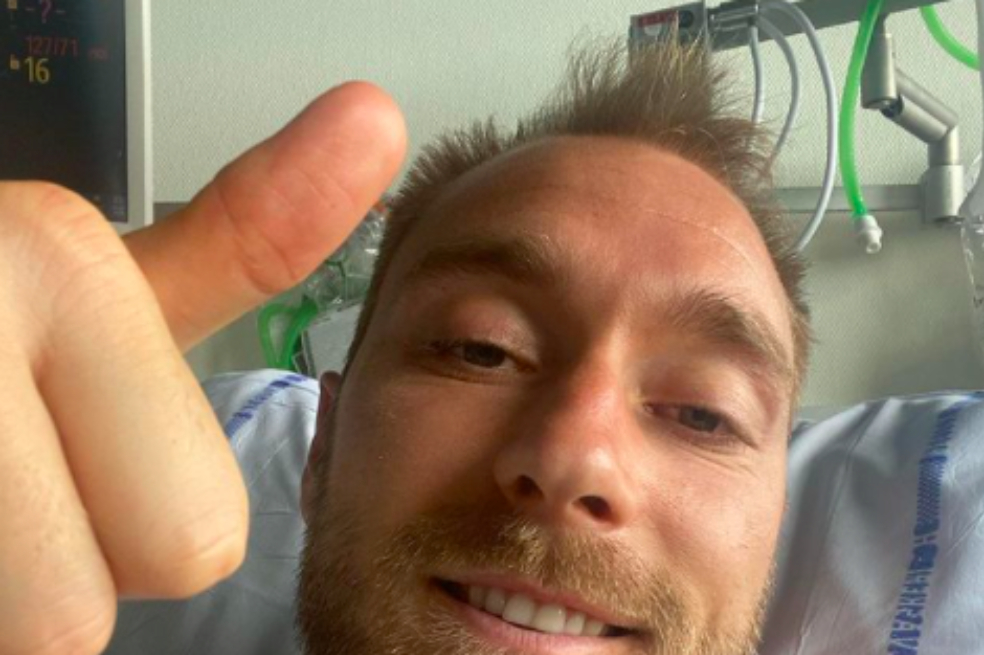 Christian Eriksen mandó un mensaje de aliento tras salvarse de la muerte