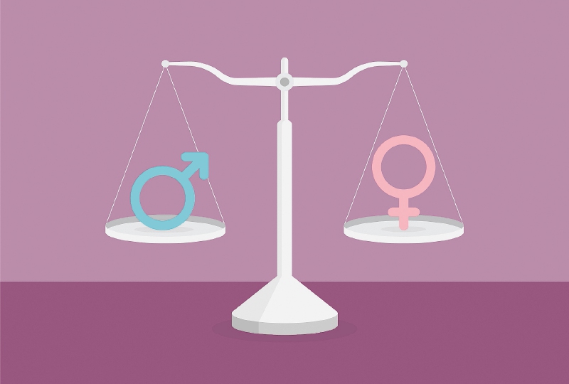 Gender Equality, Adult, Balance, Weight Scale