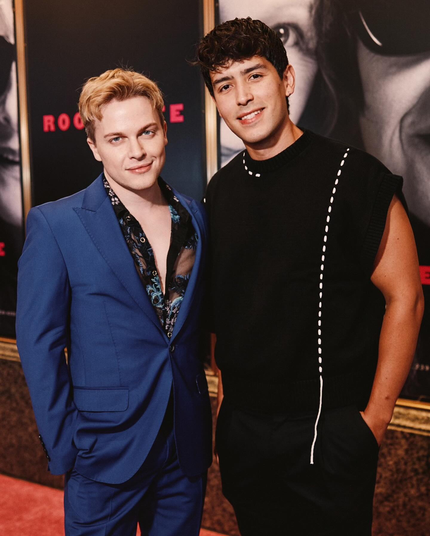 Ronan Farrow y su novio, el colombiano Hamer Villamizar.