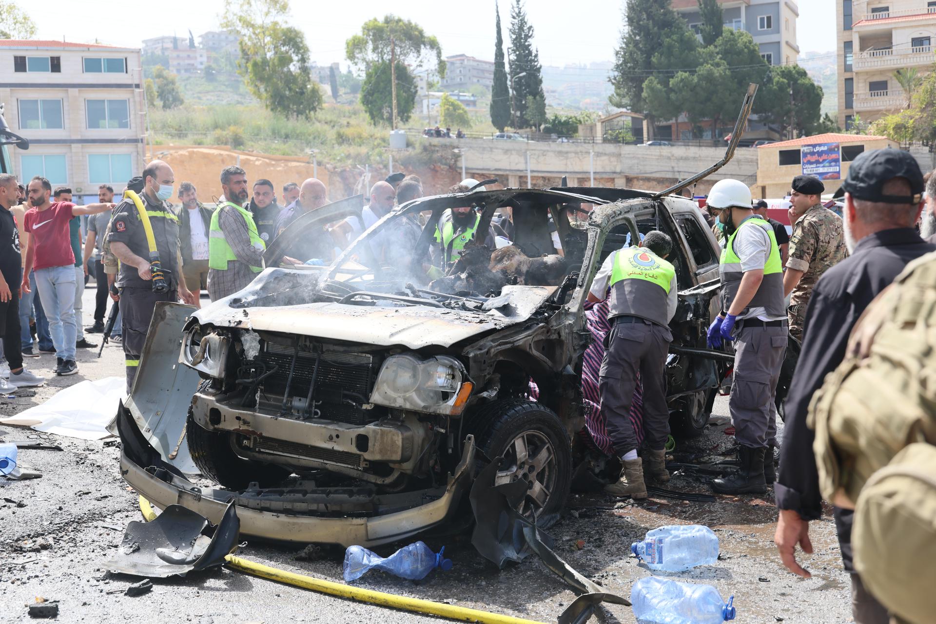 Ataques israelíes al sur de Beirut dejan ocho muertos