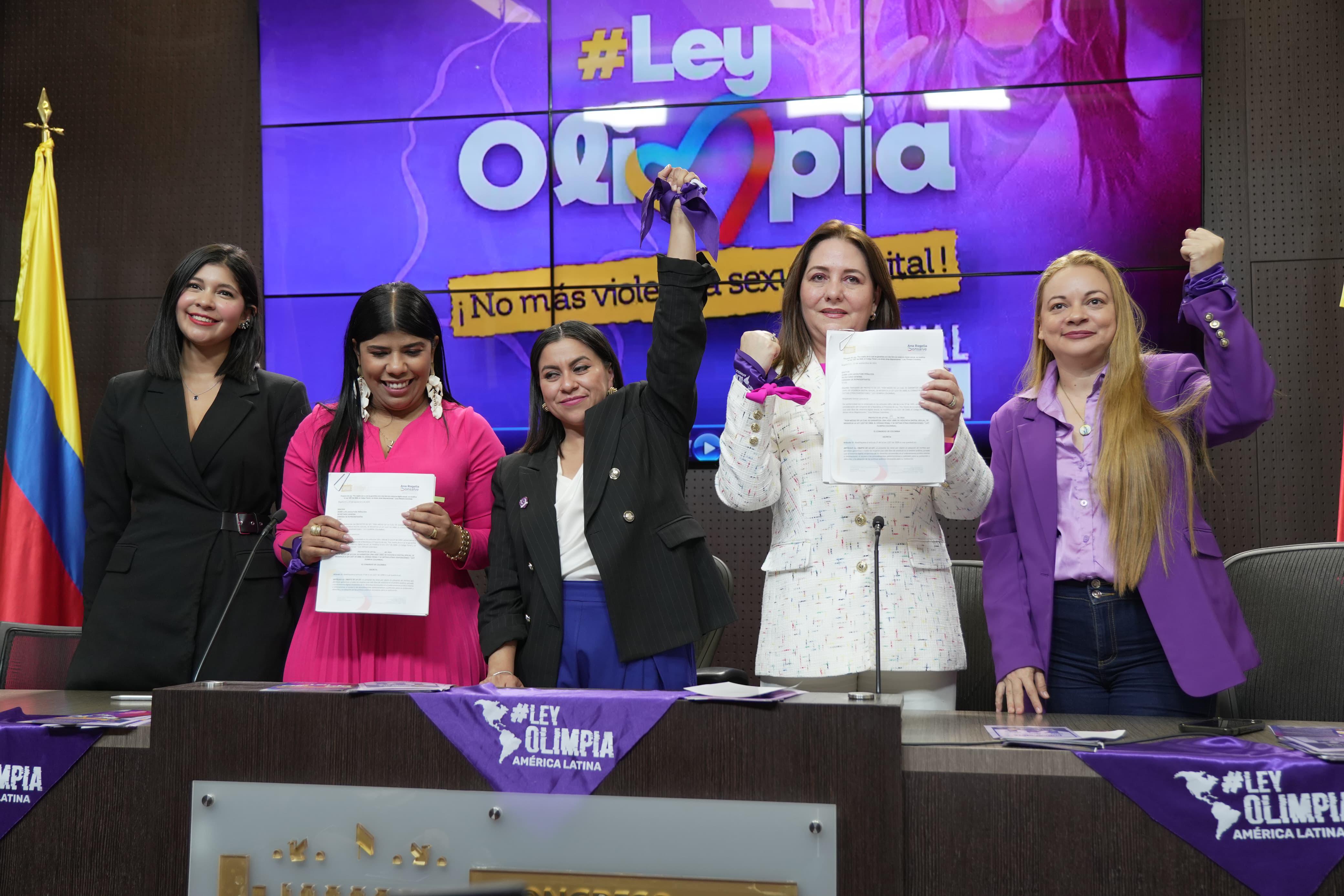 El proyecto de Ley Olimpia fue radicado ante la Cámara de Representantes el pasado 17 de septiembre de 2024.