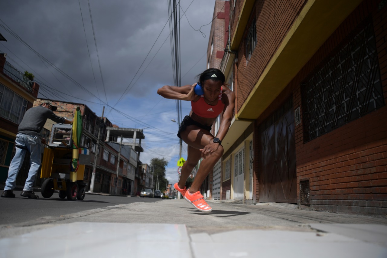 Entrenamiento Evelys Aguilar