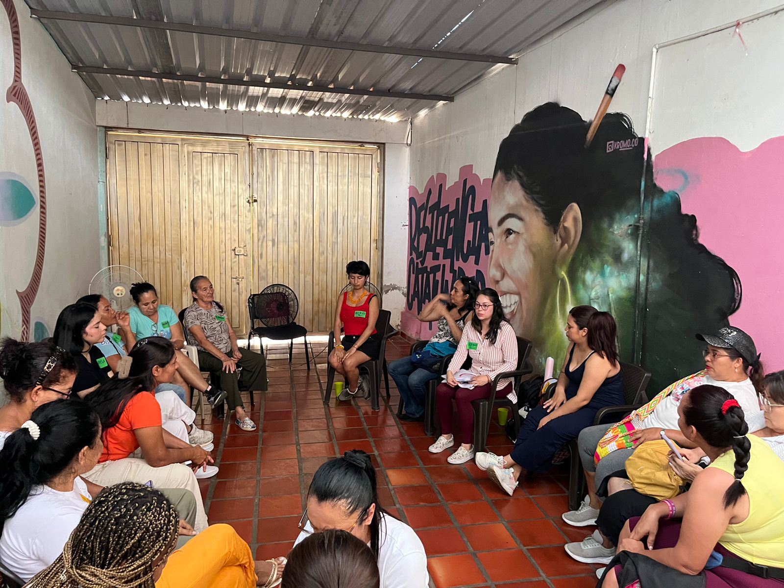 Con el dinero de la indemnización por el asesinato de su esposo, Carmen García abrió en Cúcuta el refugio de las Madres del Catatumbo por la Paz.