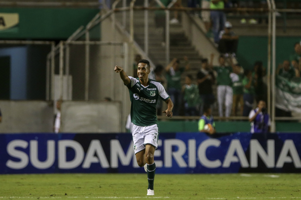 Deportivo Cali goleó 4-0 a Bolívar en el duelo de ida de la Copa Sudamericana