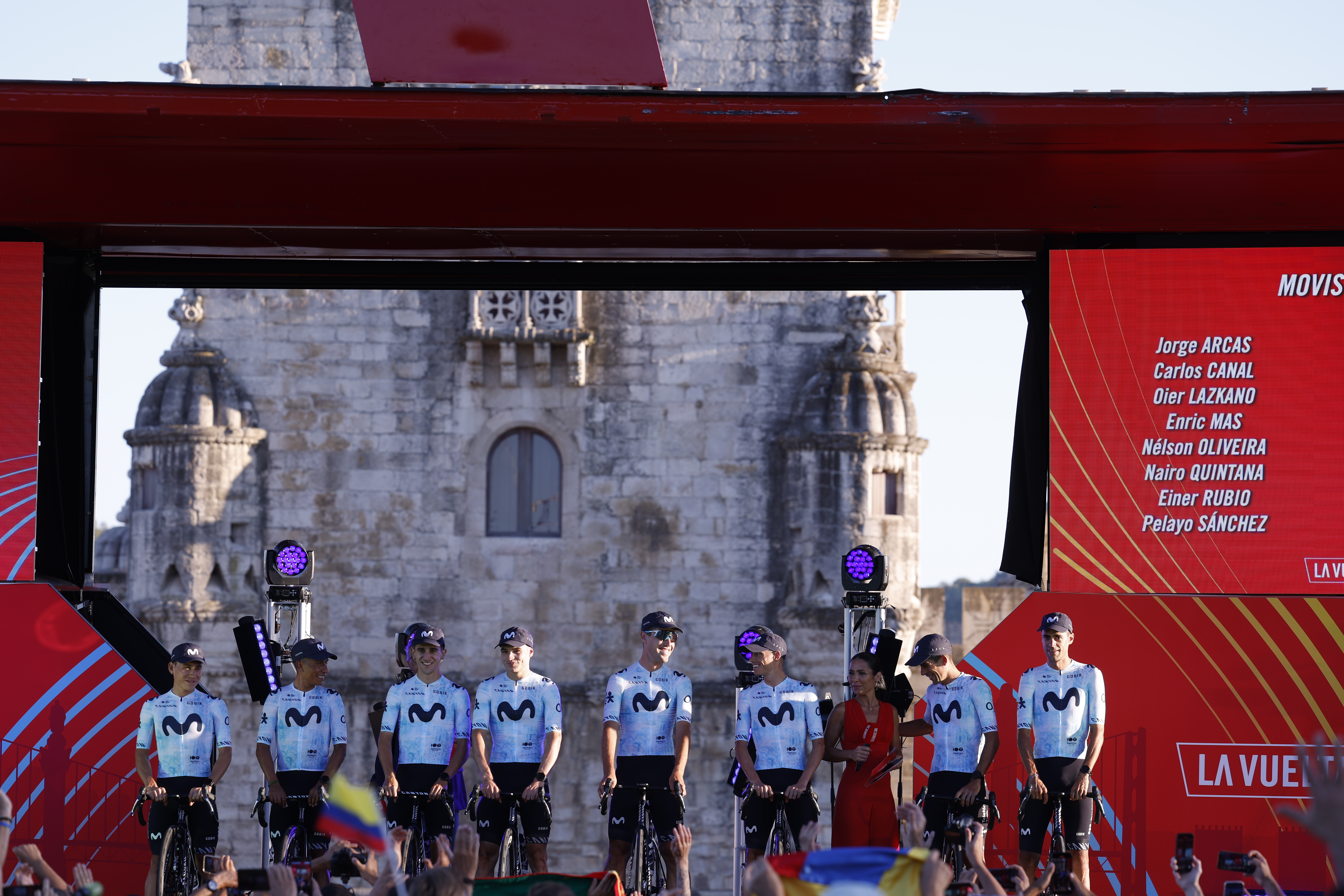 Así fue la presentación de los equipos para la Vuelta a España 2024