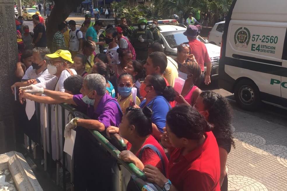 Poblaciones vulnerables de Barranquilla exigen garantías para enfrentar la cuarentena