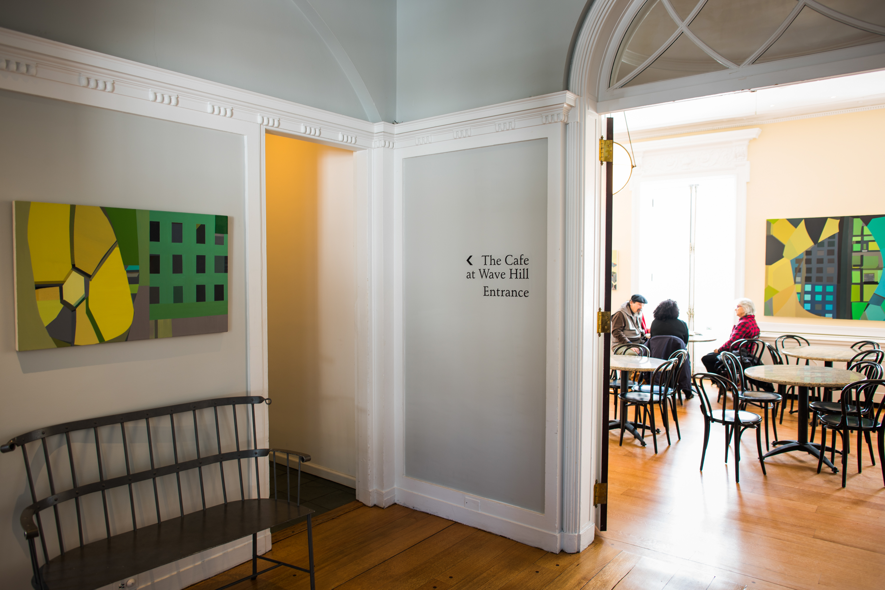 The Café at Wave Hill posee un acogedor espacio