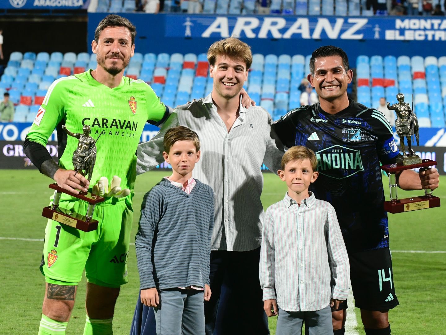 ¡Ganó el embajador! Millonarios venció a Real Zaragoza en España: vea los goles