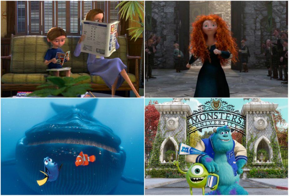 Con video, Pixar demuestra cómo sus películas están conectadas entre sí