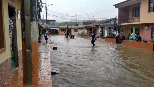 Fuerte vendaval en Popayán