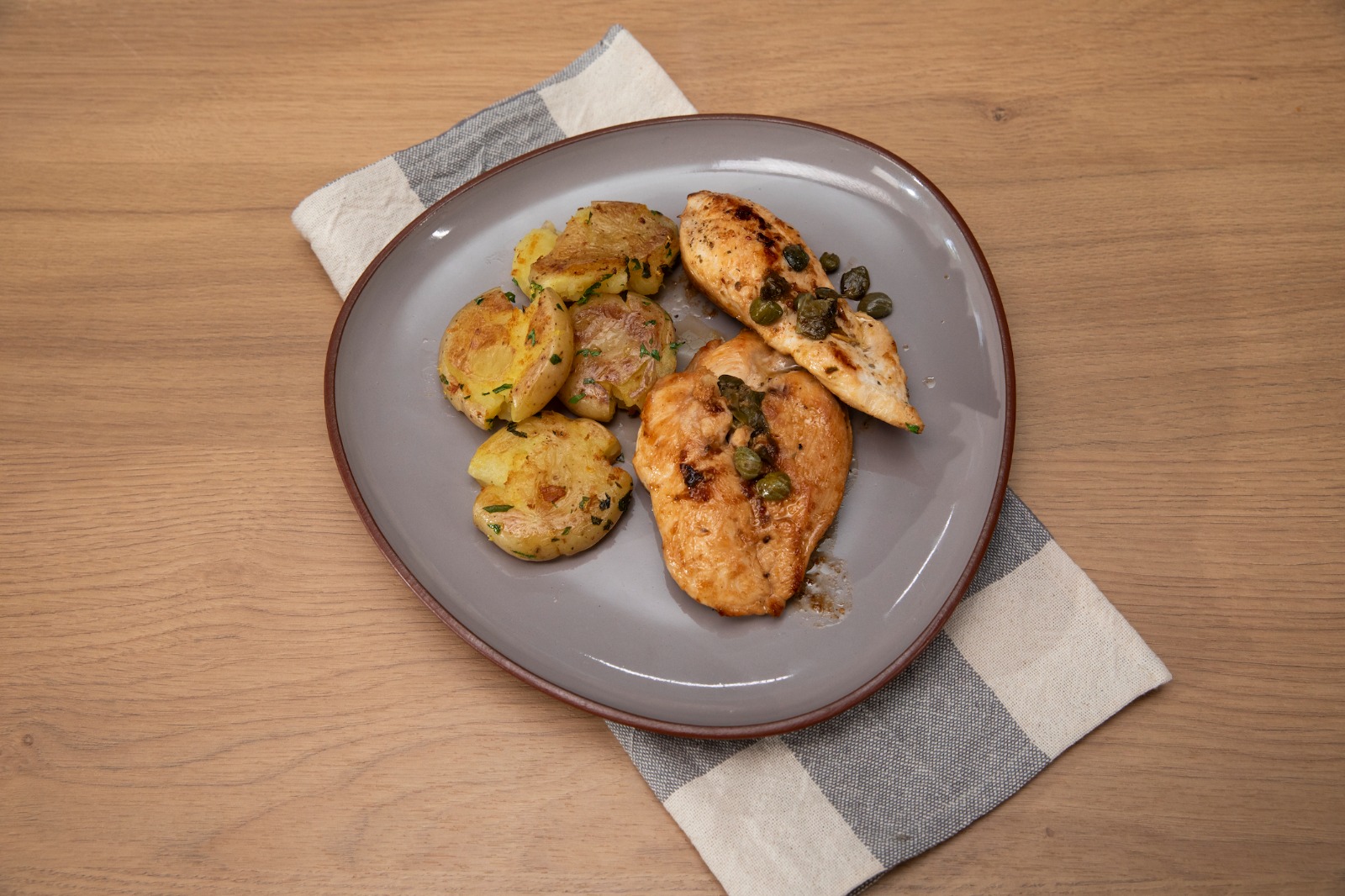Pollo con papas