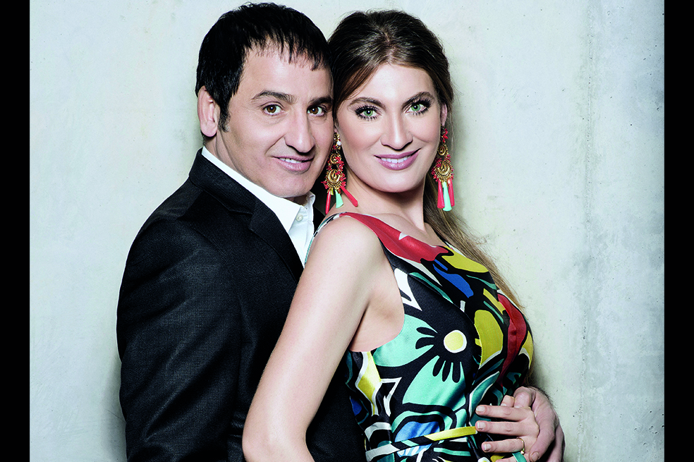 Adriana Arango y Robinson Díaz para la portada de la revista Vea de julio del 2016