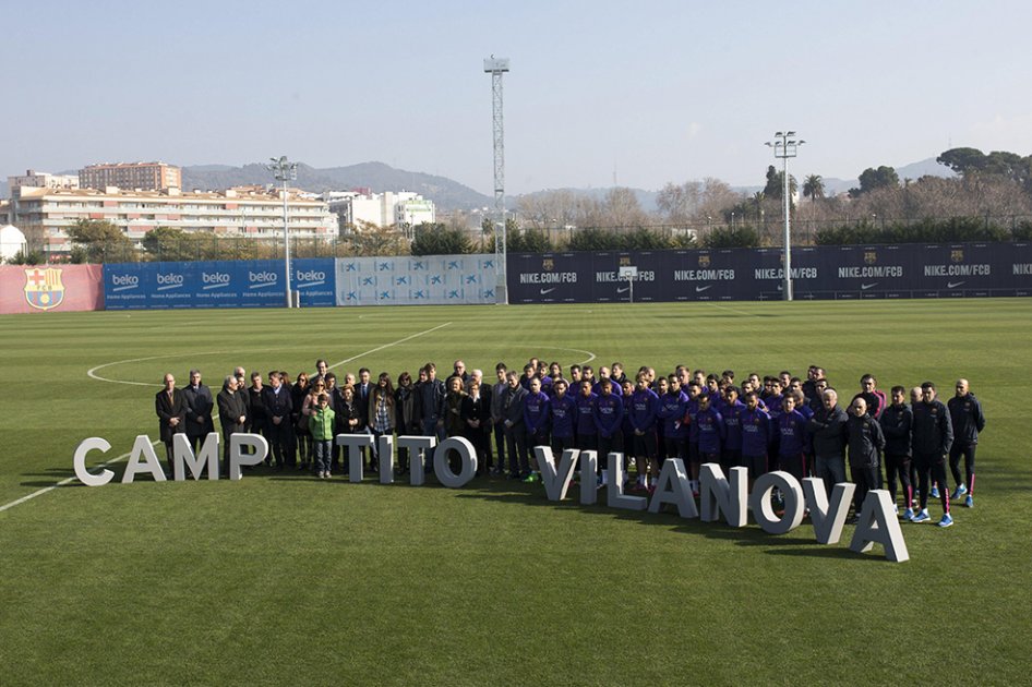 Barcelona renombra su campo de entrenamiento en homenaje a Tito Vilanova
