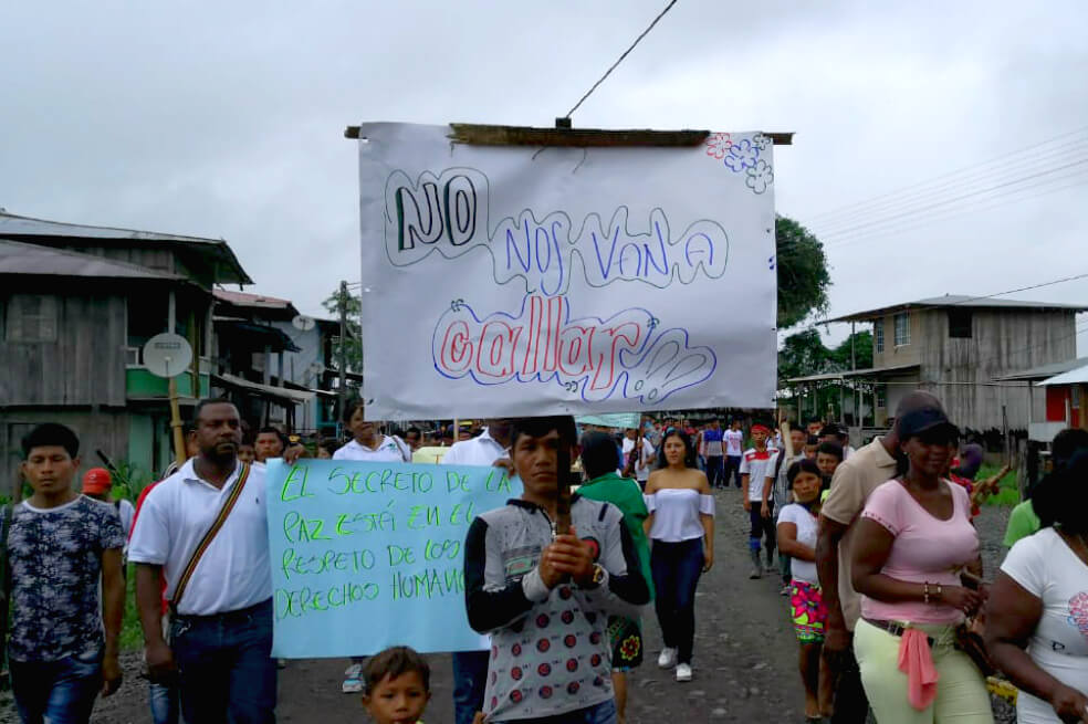 ¡No es solo uno, Somos un Pueblo, y no estamos solos! / Cortesía Helfer Andrade