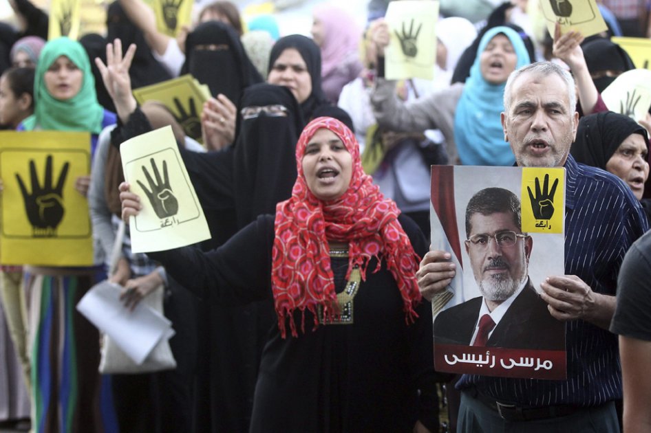 Protesta a favor del depuesto presidente Mohamed Mursi./ EFE
