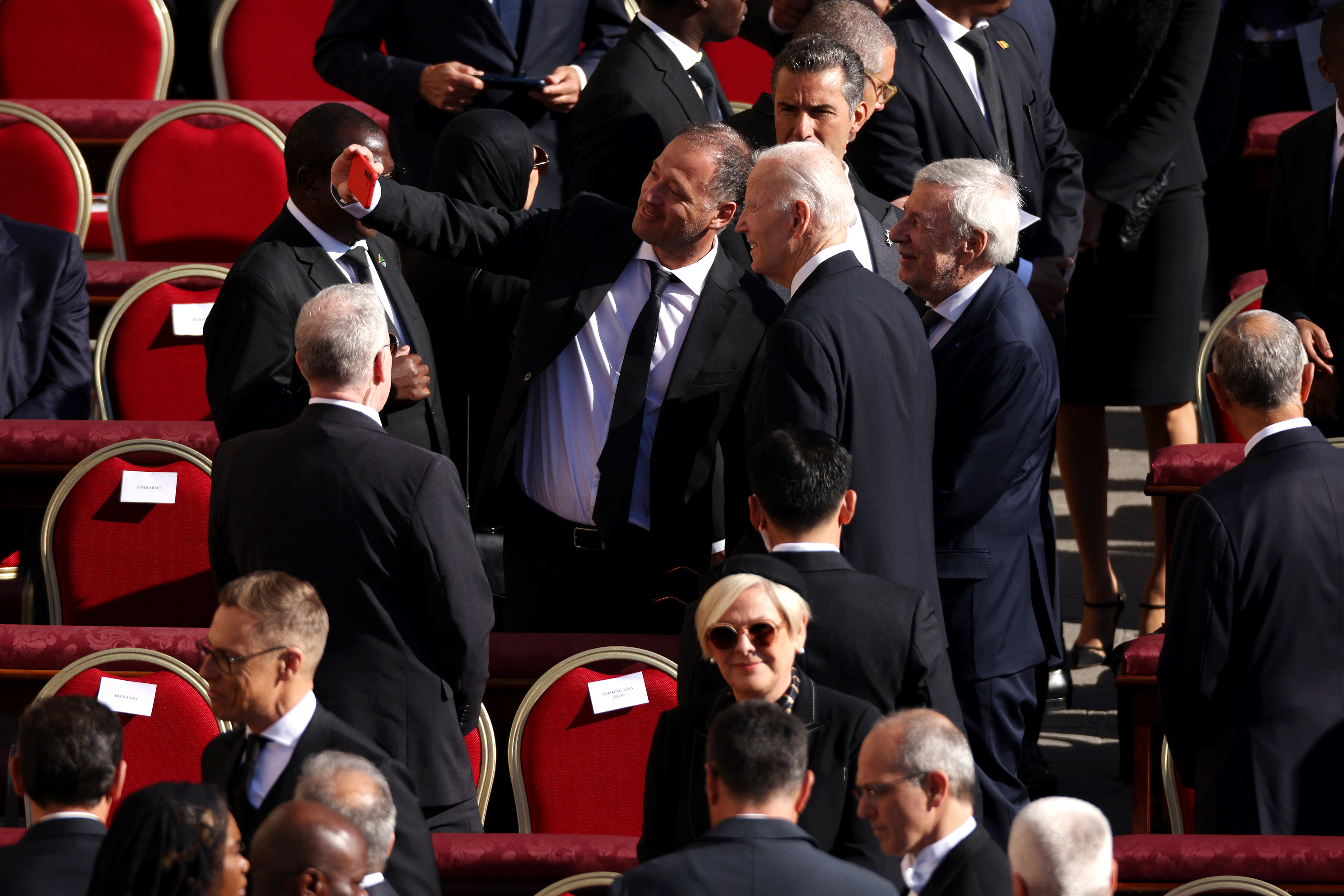 Funeral papa Francisco, asistententes