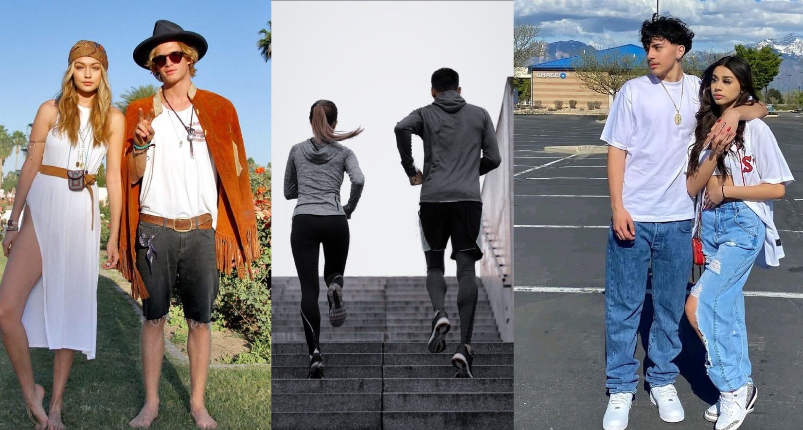 5 ideas para combinar tu ropa con tu novio en 2024. Así es la moda twinning