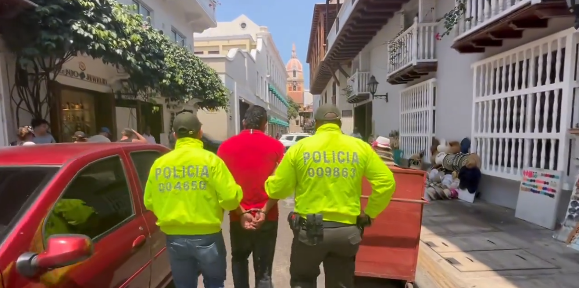 Capturan a tres implicados en millonaria estafa a turista en Cartagena