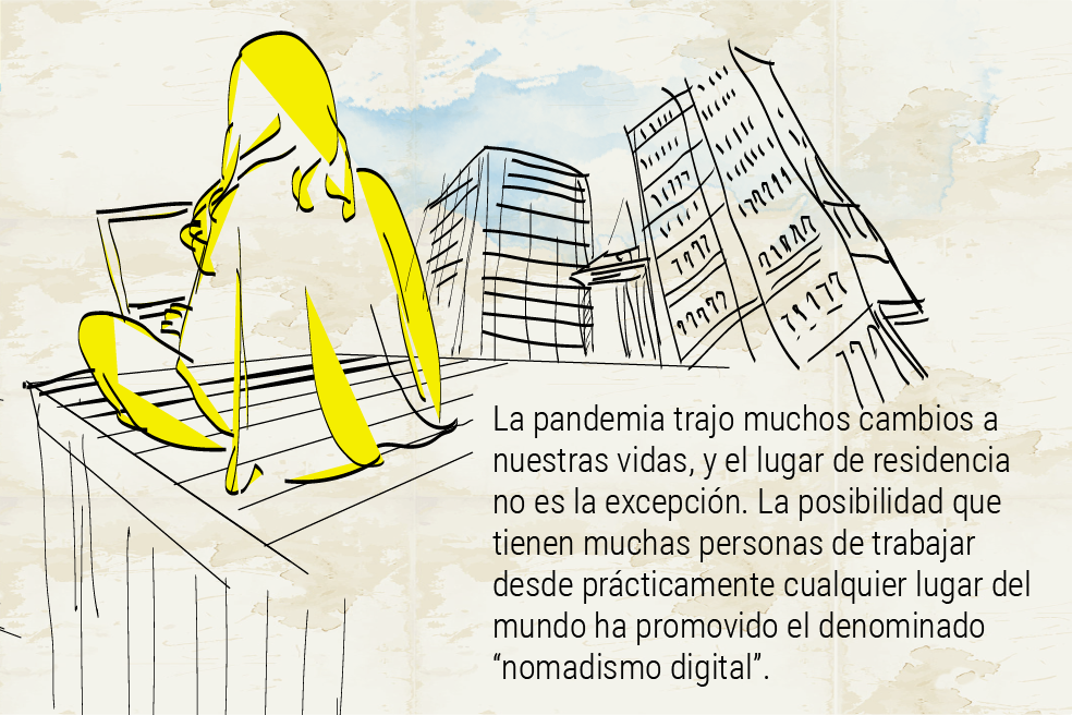 El mundo no es como lo pintan: nomadismo digital o el desplazamiento del siglo XXI.