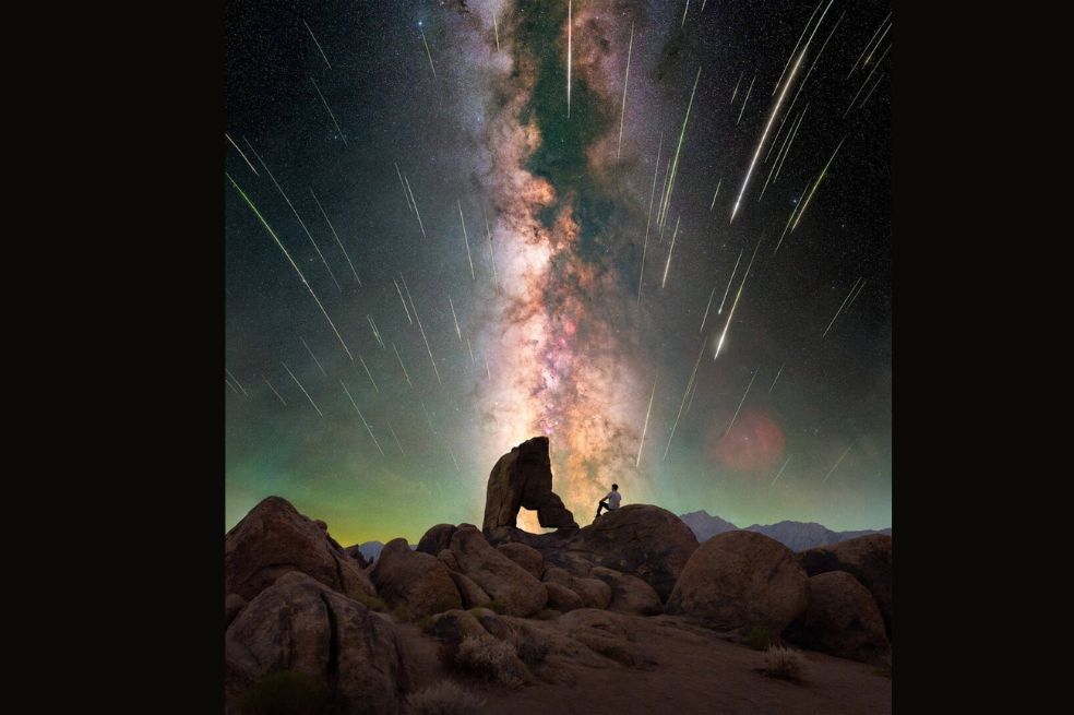 “Escalera al cielo” de Marcin Rosadziński fue tomada en abril de 2024 en la isla de Madeira. Es un mosaico de 14 paneles.