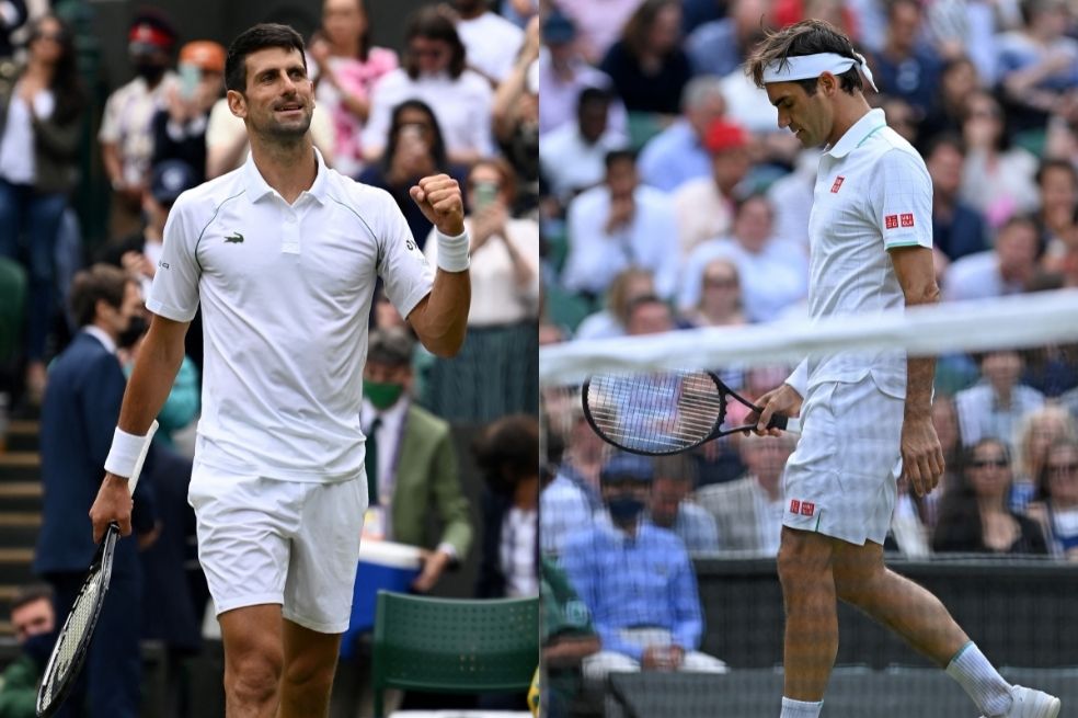 Wimbledon 2021: Djokovic pasó a semifinales y Federer quedó eliminado