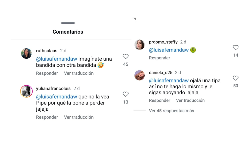 Lluvia de críticas a Luisa Fernanda W por elogio que le envió a Ángela Aguilar