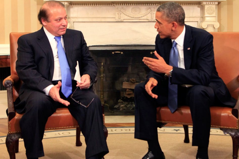 El primer ministro de Pakistán, Nawaz Sharif y el presidente de Estados Unidos, Barack Obama