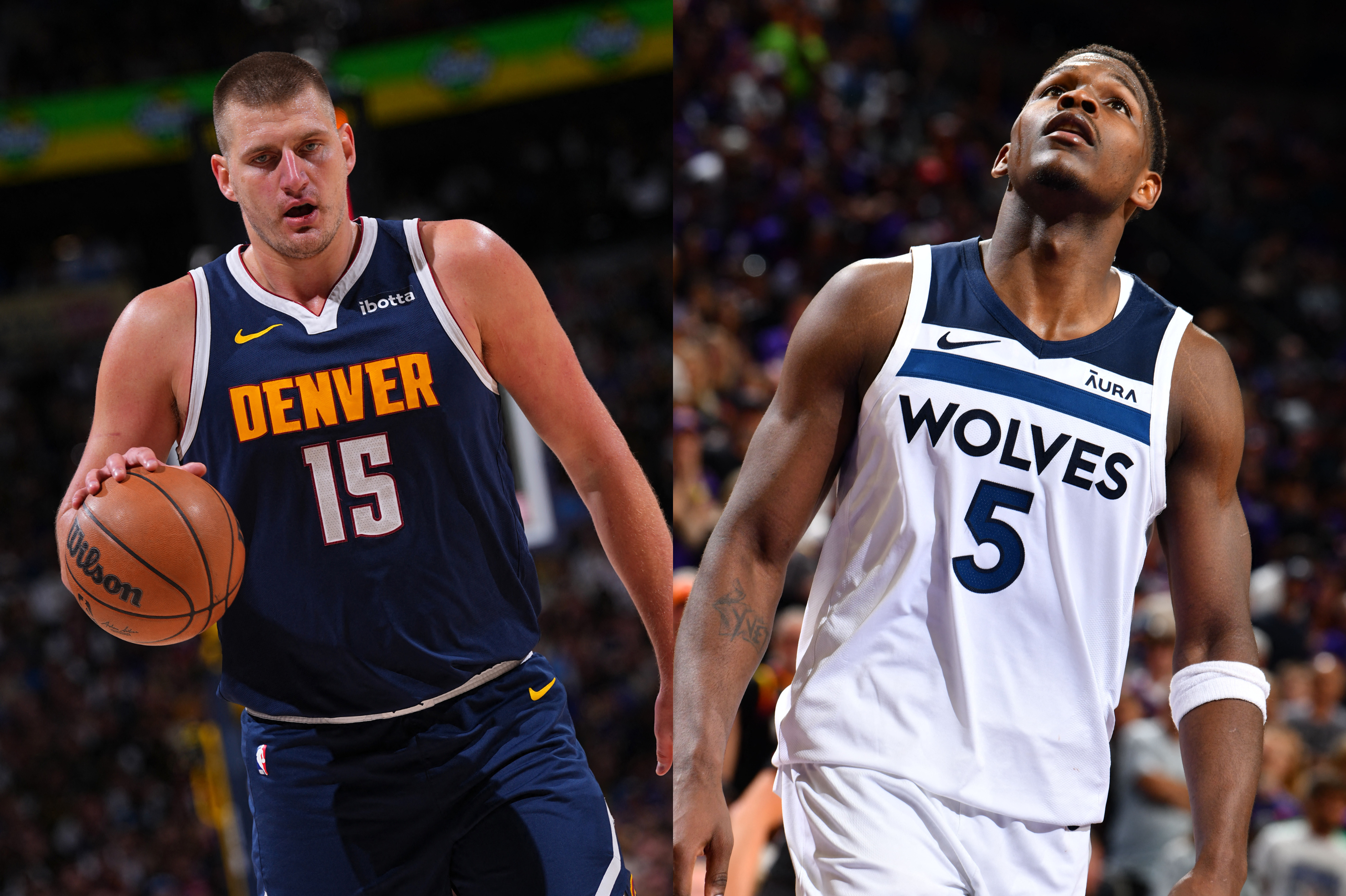 Para los amantes del baloncesto: Anthony Edwards vs. Nikola Jokić en los playoffs de la NBA