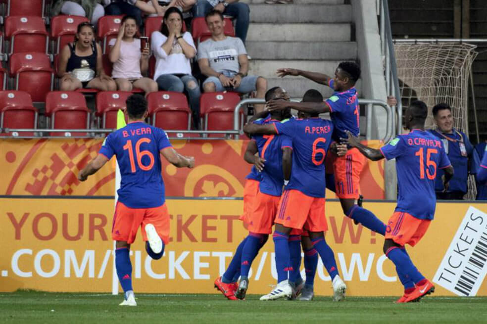 Sufrida clasificación de Colombia a cuartos del Mundial Sub-20
