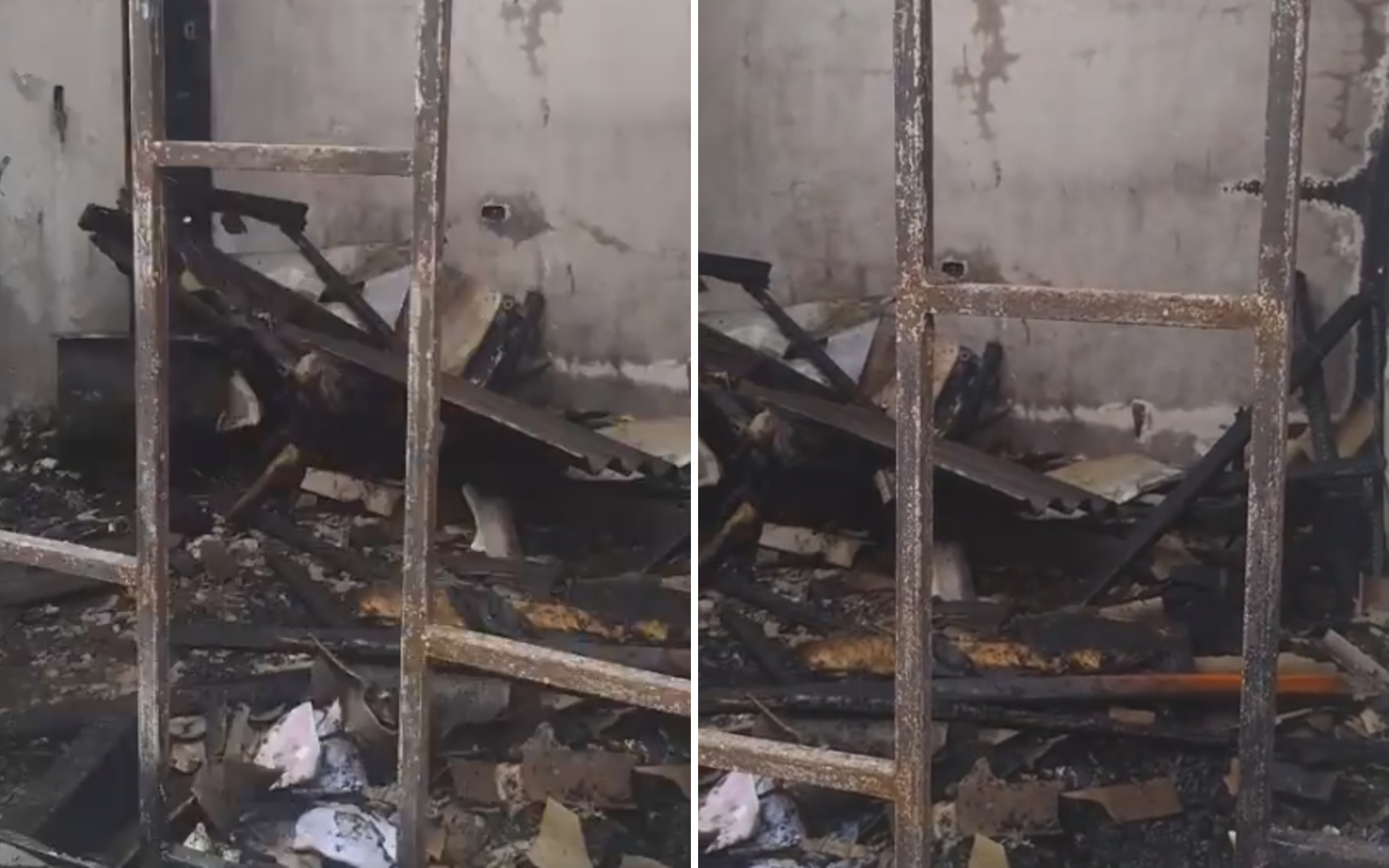 Incendio destruyó dos viviendas en el barrio Santo Domingo Savio en Barranquilla