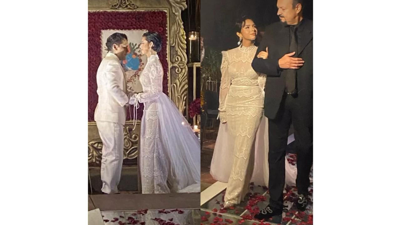 Christian Nodal y Ángela Aguilar se casaron. Así fue la boda secreta
