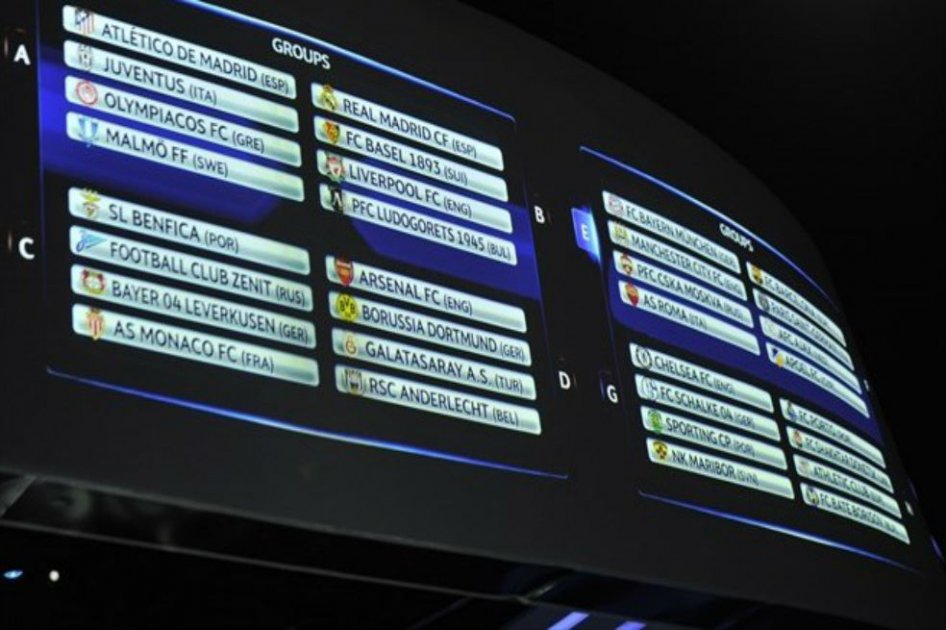 Así quedaron conformados los grupos de la Uefa Champions League