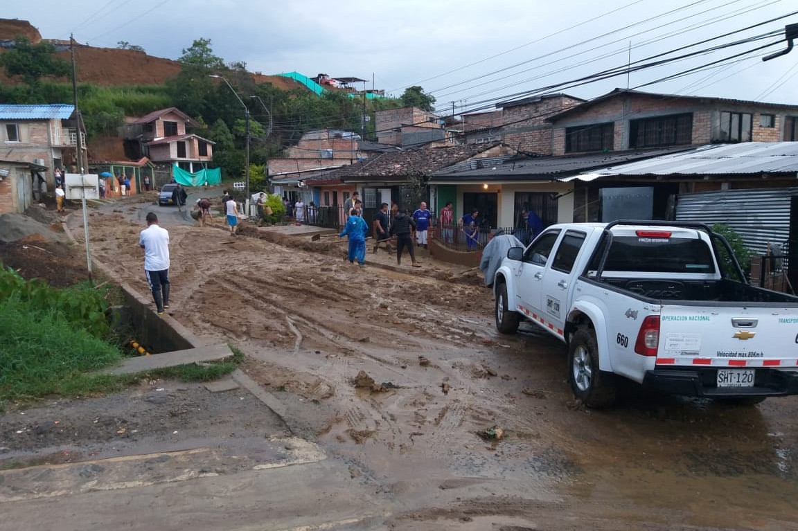 Fuertes lluvias causaron inundaciones y deslizamientos en Popayán
