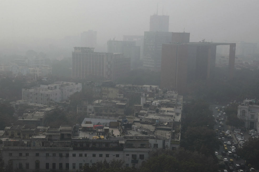Contaminación se dispara y causa alarma en Nueva Delhi