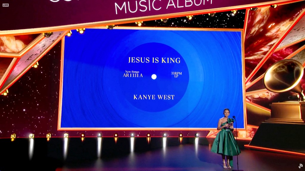 Kanye West no apareció en la ceremonia virtual de los Grammy 2021 para recibir su premio.